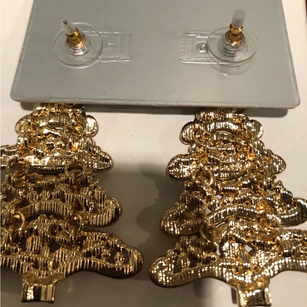 🎄 NWT - Sugarfix by Baublebar Christmas Tree Statement Earrings. Drop earrings - Picture 5 of 5